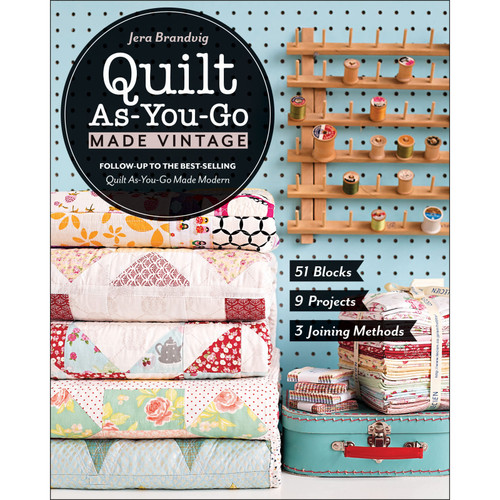 BOOK QUILT AS YOU GO MADE VINTAGE