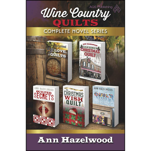 BOOK SET WINE COUNTRY QUILTS SERIES 5ct COLLECTION