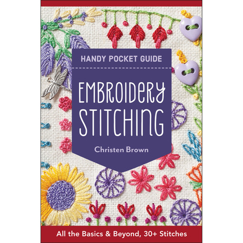 BOOK EMBROIDERY STITCHING HANDY POCKET GUIDE