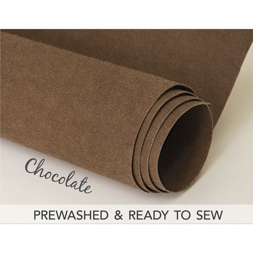 KRAFT-TEX ROLL CHOCOLATE PREWASHED (approx 18"x 28")