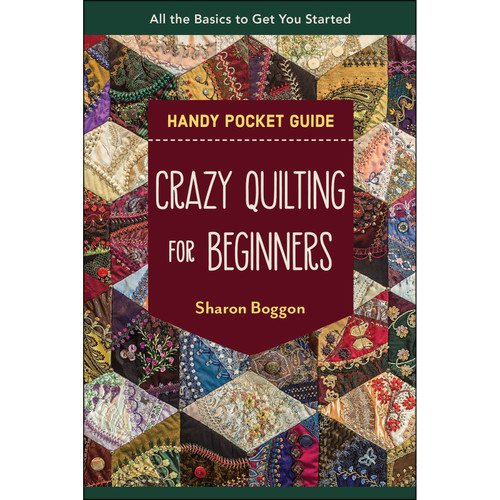 BOOK POCKET GUIDE CRAZY QUILTING