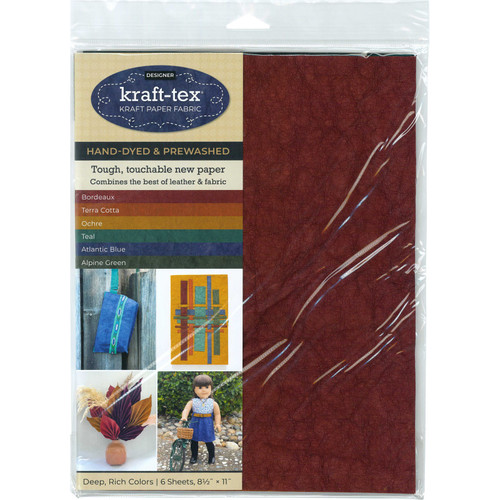KRAFT-TEX SAMPLER PK DESIGNER 6ct SHEETS (8.5"x11")