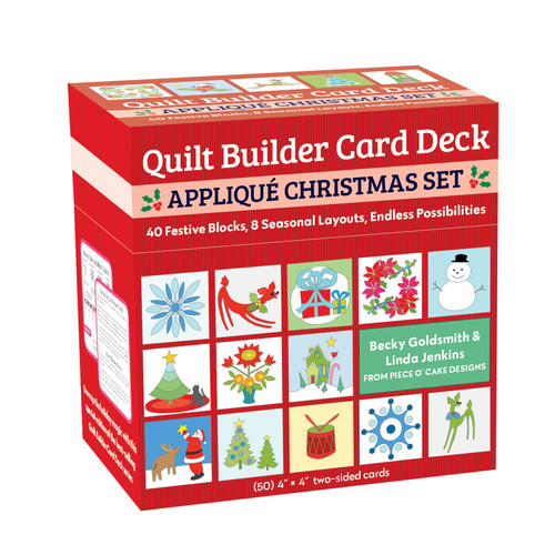 CARD DECK QUILT BUILDER APPLIQ CHRISTMAS