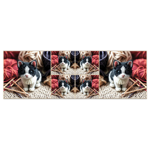 KNITTED LOOK PNL 42"x14.5" CAT