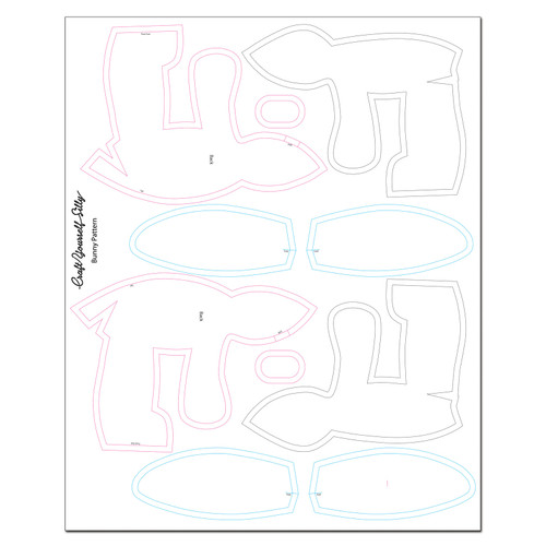 PRT INTERFACING PNL 34.5"x29" BAILEY BUNNY