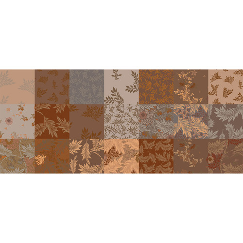ON A ROLL CHARMS 5" x 11.6yd WALLINGTON (MOCHA)