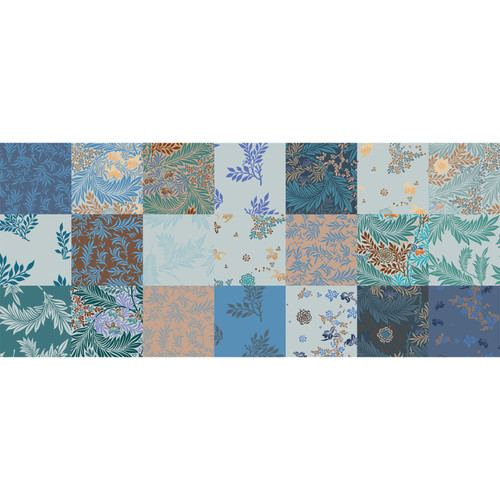 ON A ROLL CHARMS 5" x 11.6yd WALLINGTON (DUCK EGG)