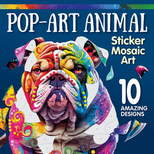STICKER BOOK POP ART ANIMALS