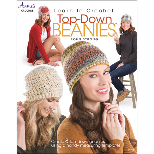 BOOK LEARN TO CROCHET TOP DOWN BEANIES