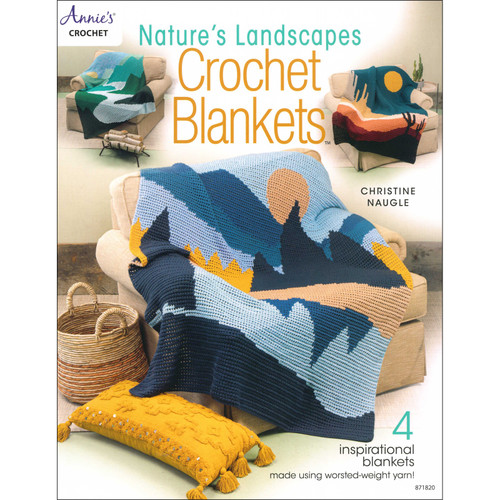 BOOK NATURE'S LANDSCAPES CROCHET BLANKETS