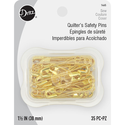SAFETY PIN QUILT SZ 2 35cCT PK OF 3 EA