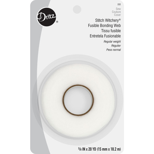 STITCH WITCHERY REG .625"X20YD PK OF 6 EA