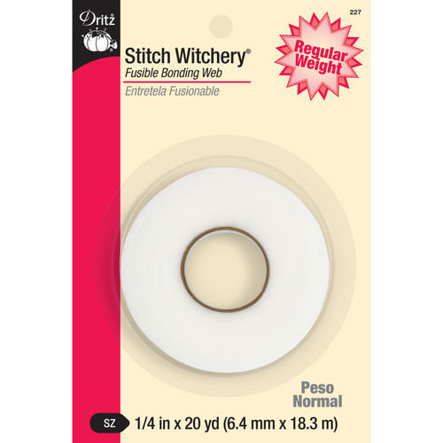 STITCH WITCHERY .25"X20YD PK OF 6 EA