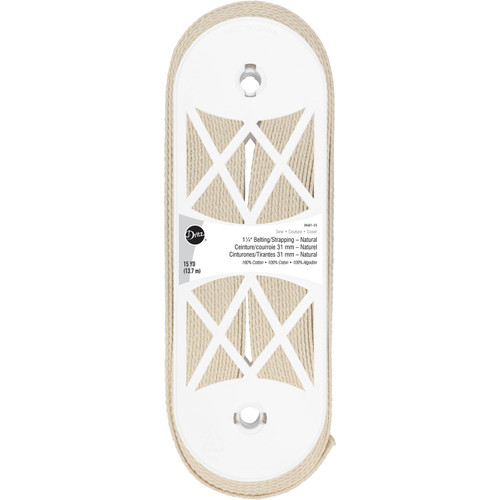 COTTON BELTING 1.25"15YD NATUR