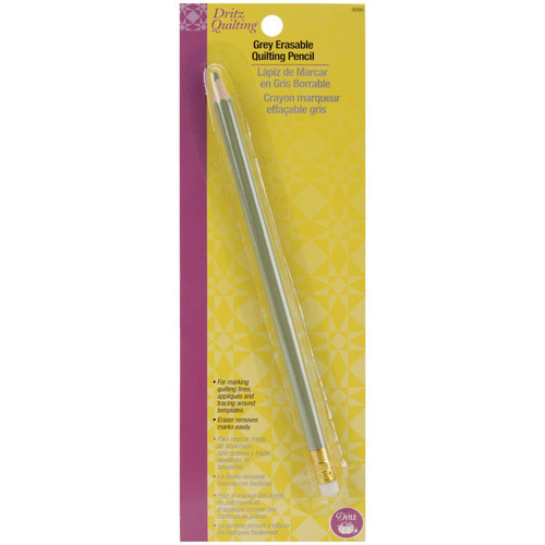 QUILTING PENCIL W ERASER GREY PK OF 3 EA