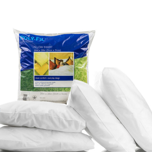 SOFT TOUCH PILLOW 20" SQUARE PK OF 4 EA