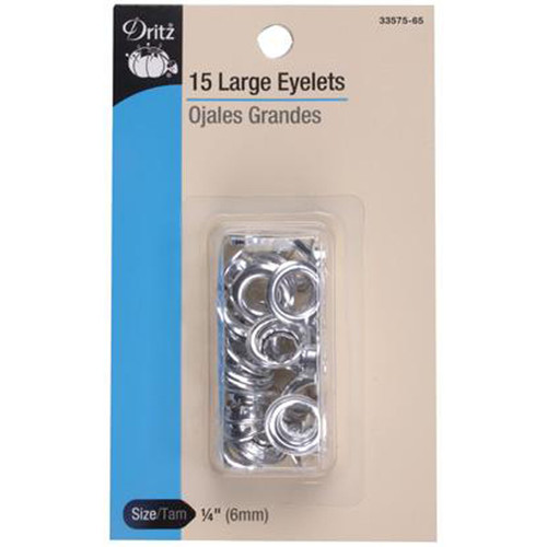 EYELET REFILL.25" 15CT NICKEL PK OF 6 EA