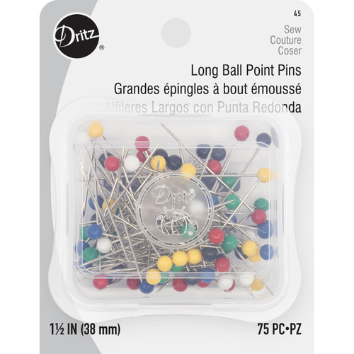 PIN LONG BALL PT sz24 1.5"75ct PK OF 6 EA