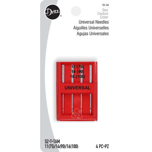 NEEDLE MACHINE SZ 11 14 16 4CT PK OF 6 EA