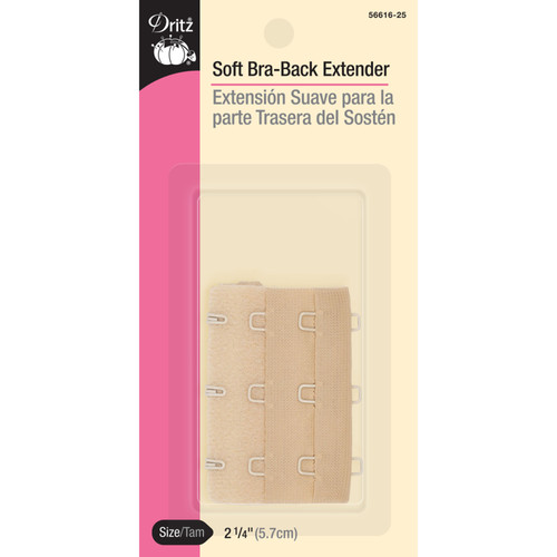 BRA BACK EXTENDER BEIGE 2.25" PK OF 3 EA
