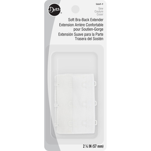 BRA BACK EXTENDER WHITE 2.25" PK OF 6 EA