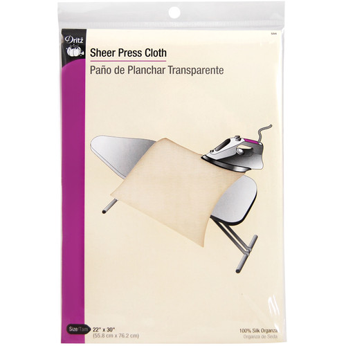 PRESS CLOTH SHEER SILK 22"X30" PK OF 3 EA
