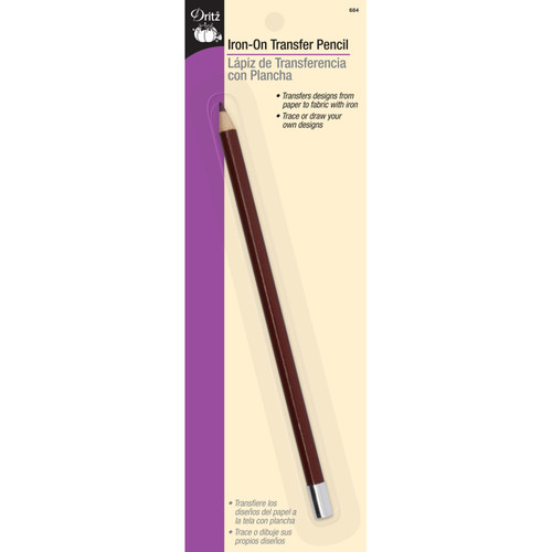 PENCIL IRON ON TRANSFER RASPB PK OF 6 EA