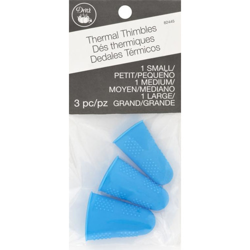 THIMBLE THERMAL 3ct SM MD LG PK OF 3 EA