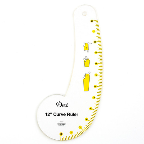 RULER 12" CURVE PK OF 3 EA