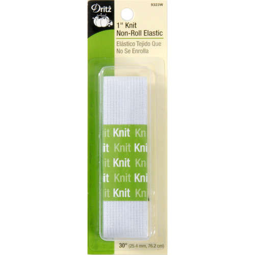 KNIT NO ROLL ELASTIC 1"X 30" PK OF 4 EA