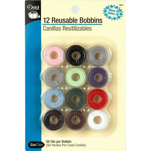 BOBBIN CLASS 15 REUSABLE 12CT 941 PK OF 3 EA