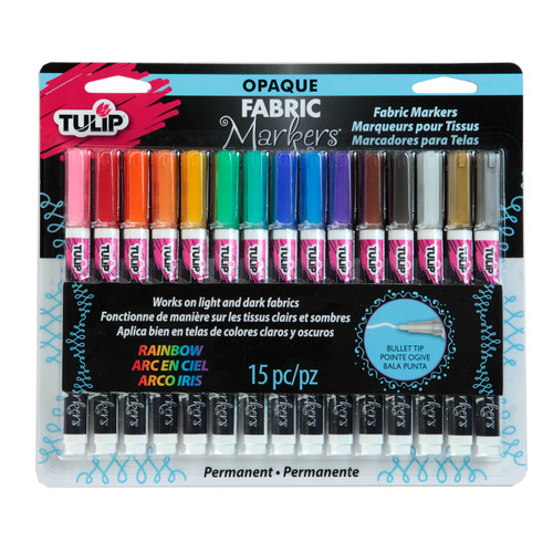 FAB MARKERS 15ct OPAQUE RAINB