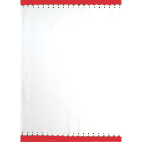 TEA TOWEL CHRISTMAS BRT RED WHT PK OF 6 EA