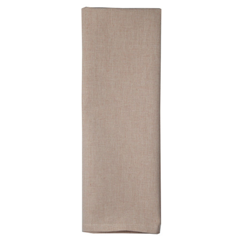 TEA TOWEL NATURAL / COPPER PK OF 6 EA