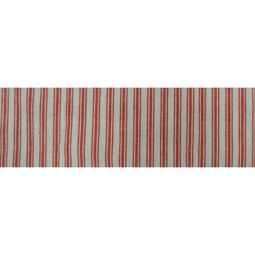 TOWELING TICKING RED / WHITE 16" (15 YD BOLT)