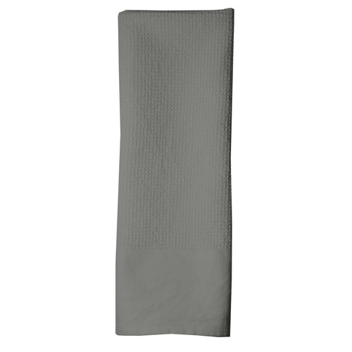 TEA TOWEL WAFFLE WEAVE GREY PK OF 6 EA
