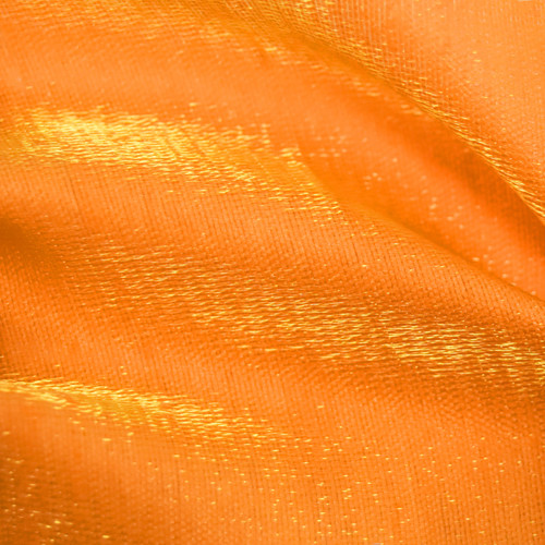 SHIMMER SHANTUNG SOL 44 GOLD/ORANGE 55"