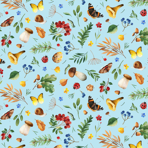 WHO LIVES IN THE WOODS 725 BLUE