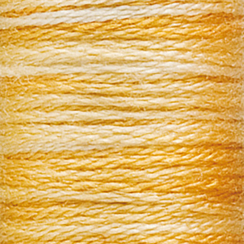 FLOSS SILK VAR NO. 25 15m YELLOW ORANGE PK OF 6 EA