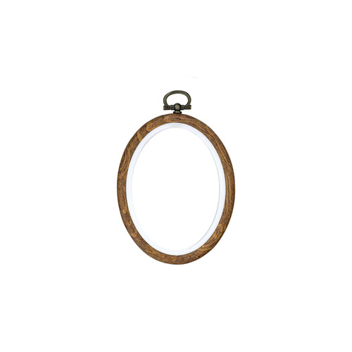 EMBROID HOOP OVAL 3.4"x 2.6"