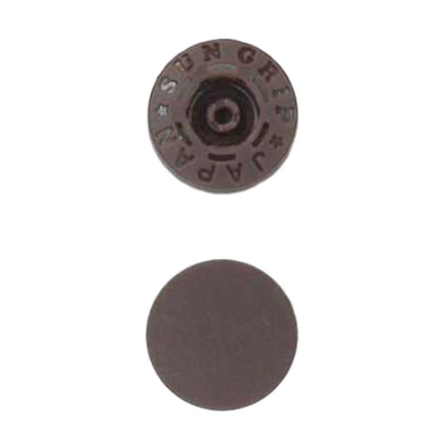 SNAP PLASTIC SZ .51" BROWN PK OF 6 EA