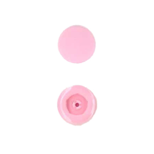 SNAP PLASTIC SZ .35" BABY PINK PK OF 6 EA