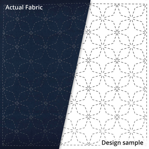 SASHIKO SAMP KAKU SHIPPO NAVY PK OF 3 EA