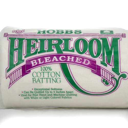 HL BLEACH COTTON BATT 96" ROT