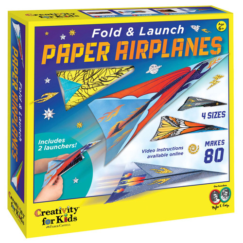 FOLD & LAUNCH PAPER AIRPLANES KIT