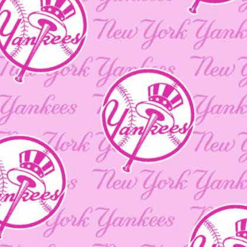 M.L.B. COT YANKEES 60399 B IN THE PINK MINI PRINTS 60"