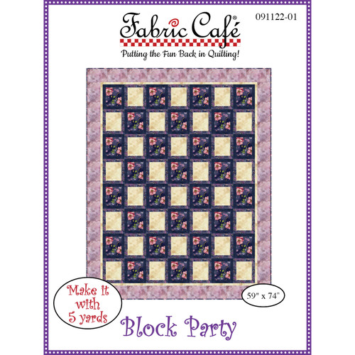 PATTERN BLOCK PARTY 5-YARD QUILT