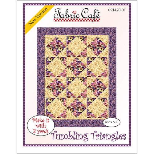 PATTERN TUMBLING TRIANGLES 3-YARD QUILTS