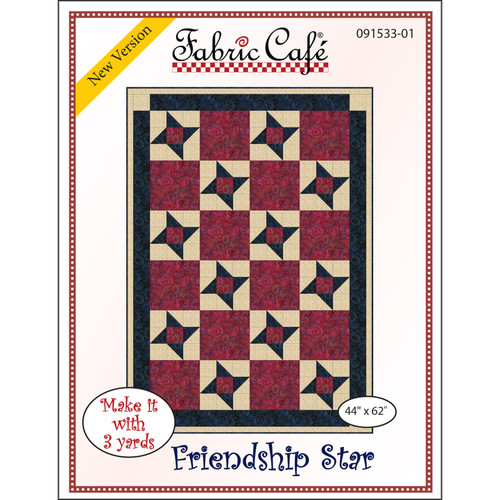 PATTERN FRIENDSHIP STAR 3-YARD QUILTS