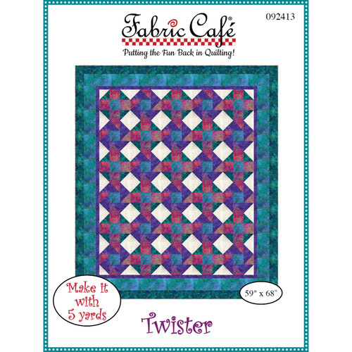 PATTERN TWISTER 5-YARD QUILT